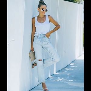 Vici Luther High Rise Wide Ankle Denim NEW!